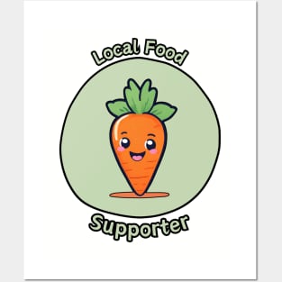 Local Food Supporter - Carrot Posters and Art